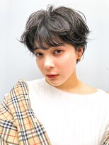 ヘアサロンエム 渋谷店(HAIR SALON M) クールショート/ボブルフ/ピンクベージュ/シルバーカラー