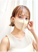 【修】20代30代40代◎透明感カラー×韓国切りぱなしボブ
