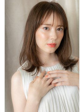 カバーヘア ブリス 志木南口駅前店(COVER HAIR bliss) 横顔美人大人かわいいナチュラルウルフヘアZ志木30代40代50代