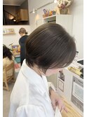 オリーブ×かわいいショートボブ