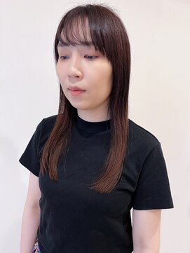 ロロン(LORONG) セミロングスタイル　ナチュラルグラデーションカラー