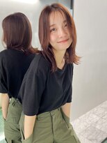 ムード タテマチ(mood tatemachi)&nbsp;ライトベージュ×シースルーバング