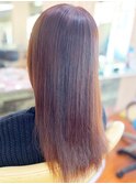 20代30代40代大人可愛い髪質改善カラー艶感レッドブラウン