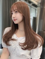 アリュウル 表参道 青山(Allure)&nbsp;ワンカールで可愛いレイヤーカット＊顔まわりカット/艶カラー