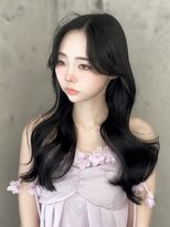 アイシー 表参道(ICY)&nbsp;韓国トレンドヘア＊小顔見せセンターパートレイヤーロング