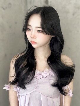 アイシー 表参道(ICY) 韓国トレンドヘア＊小顔見せセンターパートレイヤーロング
