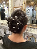 メルモアロマヘアー(melmo aroma hair)&nbsp;結婚式お呼ばれスタイル