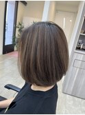 白髪ぼかしハイライト