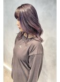 ★ブルーベリーバイオレット系ハイライトデザイン★