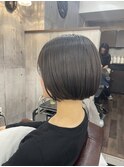 【amule hair】ボブスタイル×オリーブベージュカラー