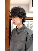 アイダブリューティー ヘア デザイン(IWT hair design)&nbsp;プードル波巻きスパイラルパーマ【大名/パーマ/メンズカット】
