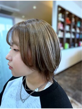 グランヘアー 南店(GRAN HAIR) ショートウルフ  グレージュ