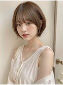 ショート/顔周り/レイヤーカット/ブリーチなしカラー/本八幡