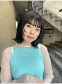 ◎ボブウルフメルティーカラー似合わせカットウェーブミディアム