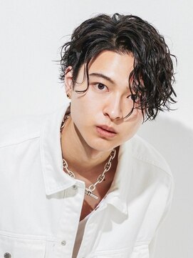 メンズヘアセンス 渋谷(MEN'S HAIR SENSE) ウェット雰囲気リッチスパイラル［渋谷駅/メンズ/学割U24/眉毛］