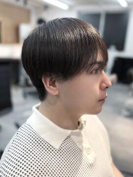 シーフ 千葉(Cyf) ラウンドマッシュ/メンズマッシュ/ブルーブラック/大堰龍吾