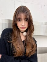 ヒュー 広島(HEW)&nbsp;20代30代大人かわいいレイヤーカットブラウンベージュ