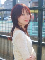 ベレッタ 枚方店(veretta.)&nbsp;ニュアンスカラー/オトナ女子/ピンクブラウン/顔周りレイヤー/夏