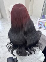 リトバイトゥルークリエイション 大宮(Re:to by True Creation)&nbsp;【外国人風】ツートーン×ワインレッド