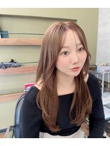 ガルボ ヘアー(garbo hair)&nbsp;ベージュカラーエクステロングヘア