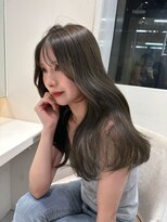 アスター 天神大名店(Aster) オリーブグレー/暗髪/小顔/ココアベージュ/