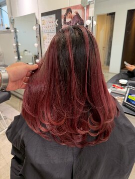 キング 心斎橋店(K!ng) 縮毛矯正髪質改善レイヤーカットトリートメント心斎橋美容室