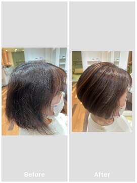 ブリーチオンカラー