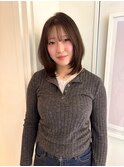 【表参道sheta/riria】ブラウンベージュミディアムレイヤー