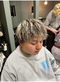 MEN’S HAIR/サーフカール/刈り上げセンターパート/柏