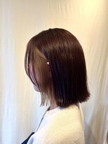ココカラヘアー ニコ(cococara hair nico) インナーカラー/ハイトーン/ブリーチなし/切りっぱなしボブ