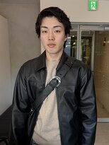 アンフェインド02(UNFEIGNED 02)&nbsp;MEN’S HAIR/ルーズショート/リバースセンターパート/伏見
