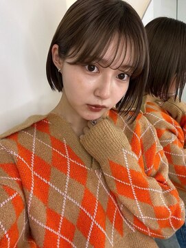 トイロ 横浜(Toiro) シースルーバングミニボブワンレンボブ