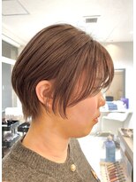 ヴィフ ヘアアンドデザイン(Vif hair&design) ダブルカラーで柔らかベージュ×丸みショート