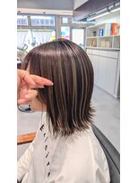 ベル(BELL)&nbsp;グレージュメッシュハイライト
