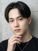 ヘッドストック 大和八木店(HEAD STOCK)&nbsp;曲がる縮毛矯正ニュアンスパーマ韓国風センターパートメンズ眉毛