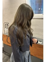 ニール 名古屋 伏見 丸の内(NEELU)&nbsp;【RIE】ブリーチなしダブルカラーで作るオリーブベージュ