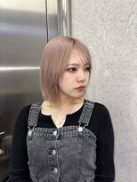 ハンナ 札幌(HANNAH)&nbsp;ピンクベージュ × レイヤーボブ