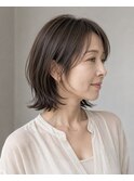 20代30代40代50代ナチュラル大人可愛いレイヤーショートボブ