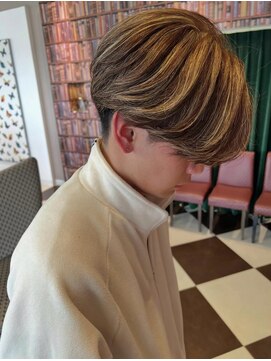 アース いわき店(HAIR&MAKE EARTH) ブラウニーゴールド・メッシュ