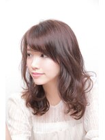 ヘアーメイクジェンテ(hair make gente)&nbsp;ナチュラルミディアムレイヤー