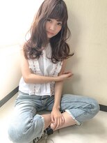 イースタイル 桂店(e-style)&nbsp;重めバング×ふんわりカールで小顔に★