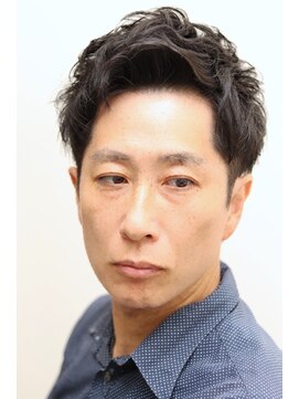 ヘアーアンドグルーミング ヨシザワインク(HAIR&GROOMING YOSHIZAWA Inc.) 【ヨシザワ人形町】40代50代アップバングツーブロック