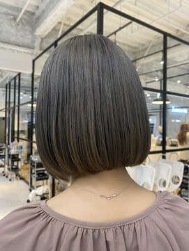 アヴァンス 京橋店(AVANCE) ナチュラルボブ×シアグレージュ　@京橋