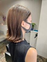 フュチュールヘアー(futur hair)&nbsp;インナーカラー×外ハネボブ