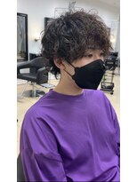 アッシュ 稲田堤店(Ash)&nbsp;マッシュウルフ×無造作パーマ