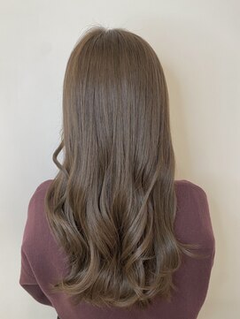 ジーナ セントラル銀座(Zina) くすみカラー+コテ巻き＊大人かわいい【Zina CENTRAL】