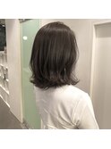 ブリーチなしシアーグレージュカラー