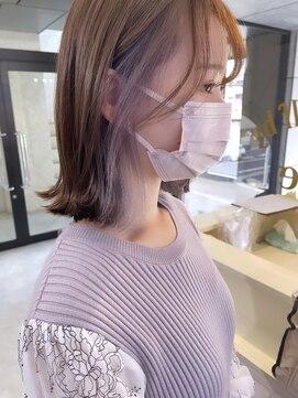 シェリ(che'rie) インナーカラー☆ホワイトパープル