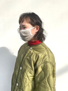 アルジャーノン(algernon) ミディアムボブパーマ