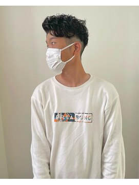 クララ サカエ(CLALA Sakae LA.DONNA group) アップバングパーマ